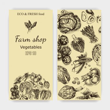 sebze illüstrasyon kroki. 