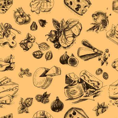 peynir yemek kartı taslağını