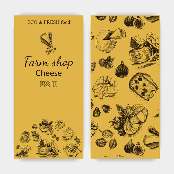 peynir yemek kartları taslağını