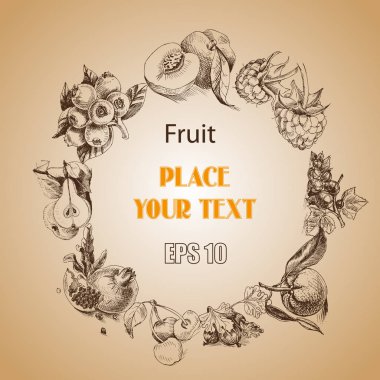 meyve arka plan tasarımını