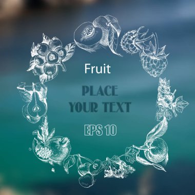 meyve arka plan tasarımını