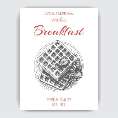 kahvaltı menüsü kartı