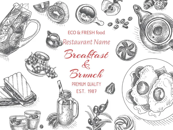 Doodle kahvaltı menüsü