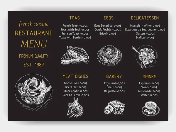 Brunch card menüsü