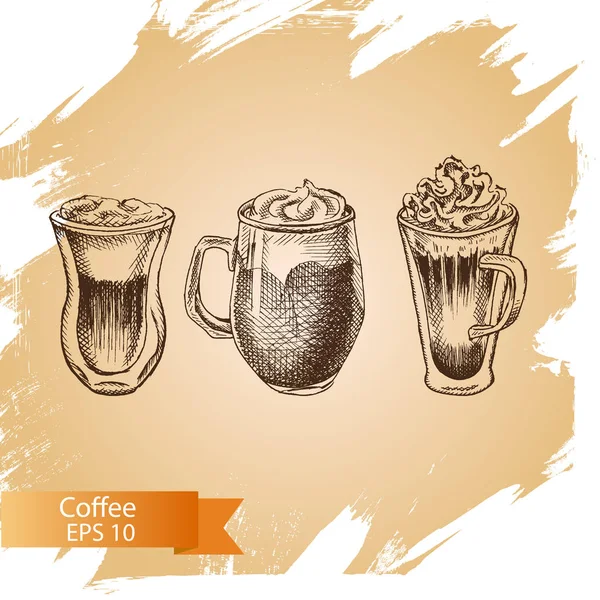 El yapımı kahve fincanları