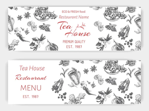 bitkisel çay kroki kartı