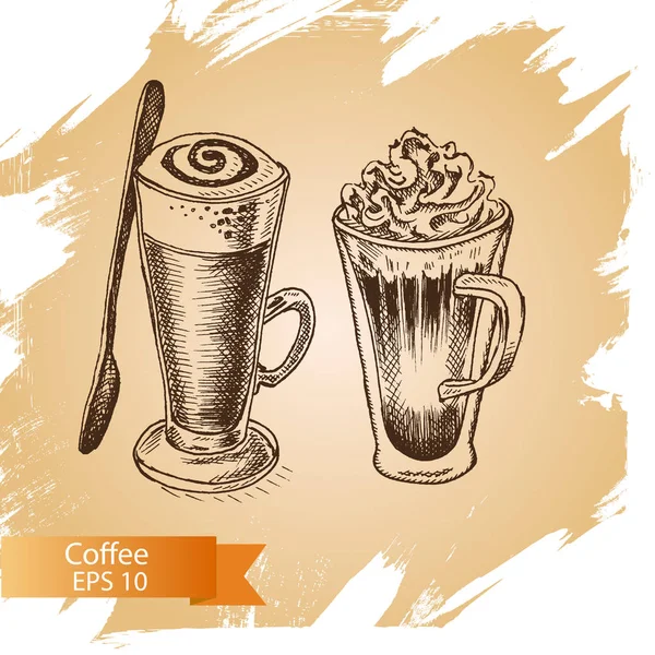 El yapımı kahve fincanları