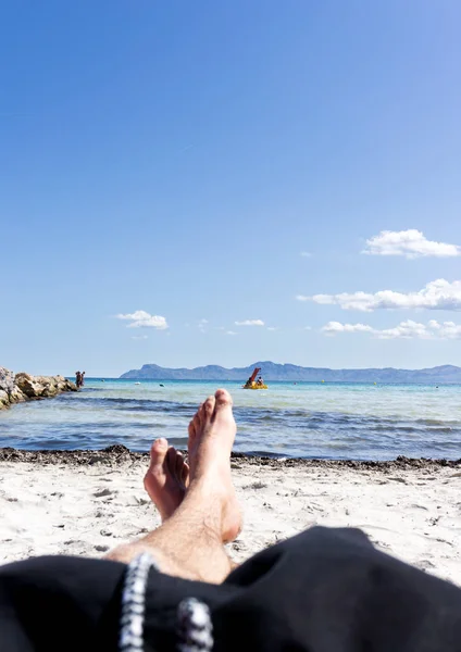 Erkekler Majorca beach