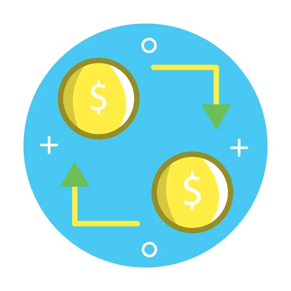 Money vector line icon, sign, illustration on background, editab — Stock Photo, Image