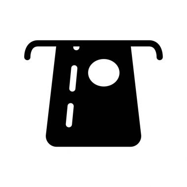 kredi kartı, para, iş maliyeti kavramı, anahat simgesini, doğrusal 