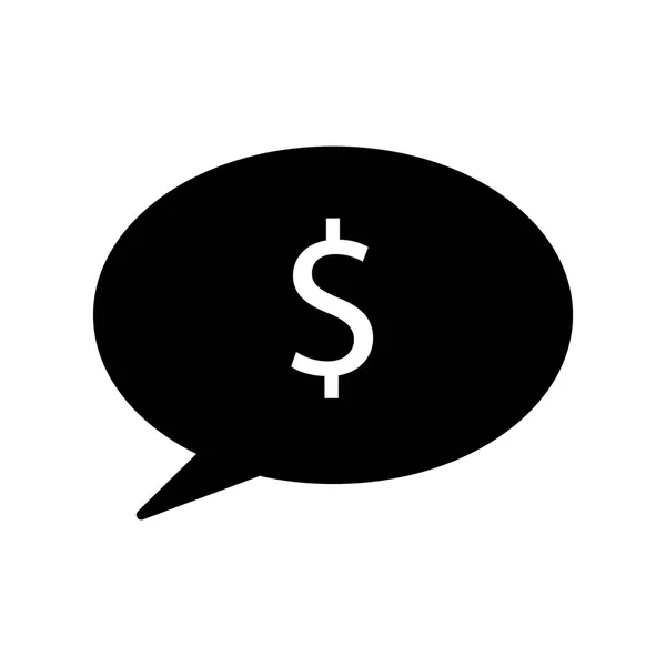 Chat, money, business costs concept, outline icon, linear sign, t — стоковое фото