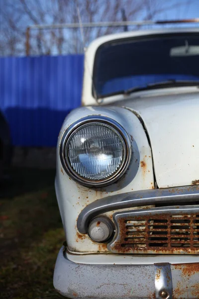 Velho Retro Soviético Automóvel — Fotografia de Stock