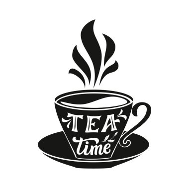Çay tipografisi alıntısı
