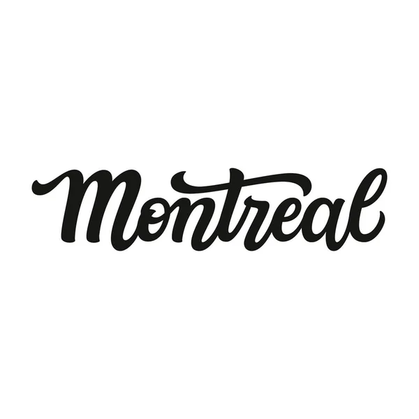 Montreal. Lettere vettoriali — Vettoriale Stock