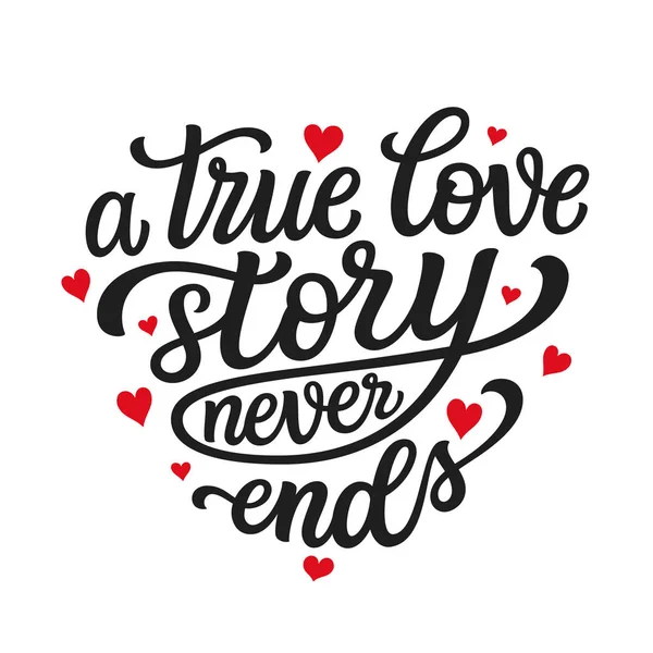 Citation de typographie amour — Image vectorielle