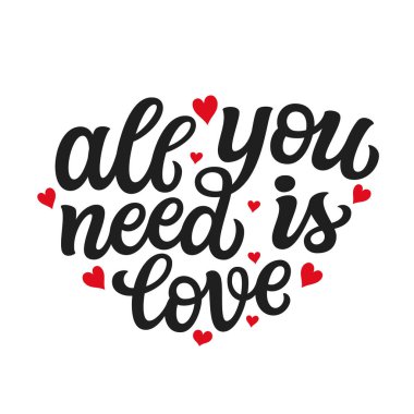 Aşk tipografisi alıntısı