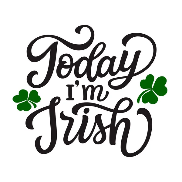 St. Patrick's day lettering — Stock Vector