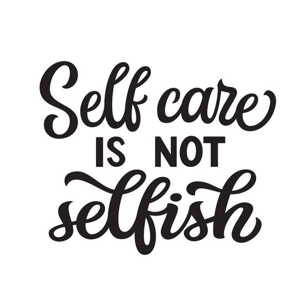 Self care lettering