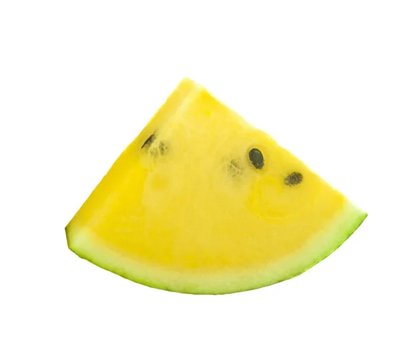 Melon wodny izolowany na białym tle — Zdjęcie stockowe