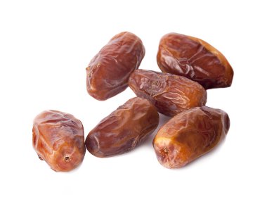 Hurma ağacından da sarkmış salkımlar.