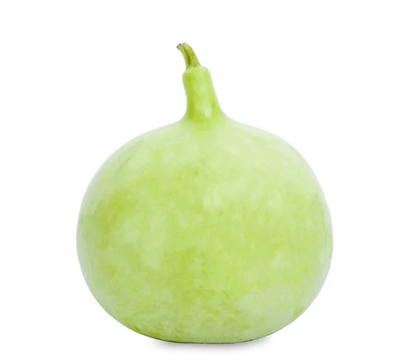 Calabash, Garrafa Gourd sobre fundo branco — Fotografia de Stock