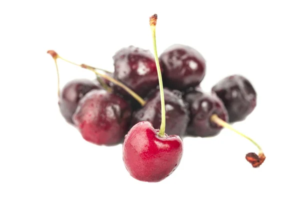 Cherry na bílém pozadí — Stock fotografie