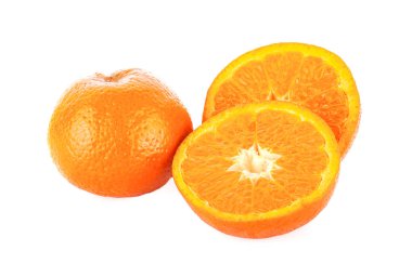 taze turuncu beyaz arkaplanda izole