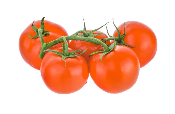 Frische Tomaten isoliert auf weißem Hintergrund — Stockfoto