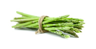 Kuşkonmaz beyaz arkaplanda izole