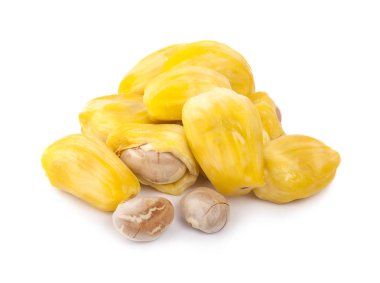 Olgun Jackfruit beyaz arkaplanda izole.