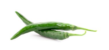 dilim biber beyaz bir arka plan üzerinde izole