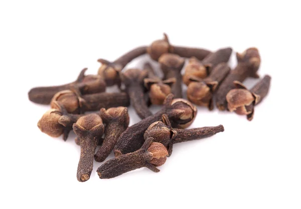 Dry cloves on white background — Stock Photo, Image