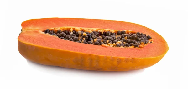 Papaya isolated on a white background — Stock Photo, Image