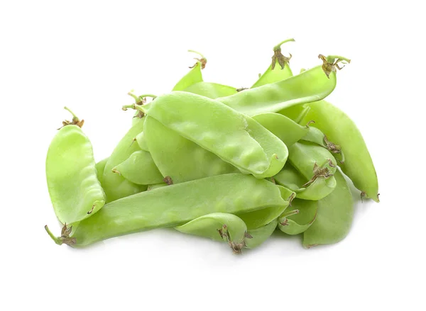 Snow peas isolated on white background — Stock Photo, Image