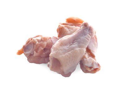 Beyaz izole taze tavuk sopaları