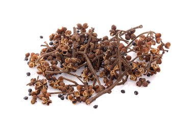 karanfil. Beyaz arka plan üzerinde izole