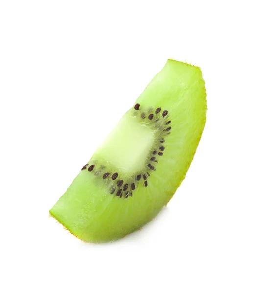 Slice of Kiwi isolated on the white background. — Stock Photo, Image
