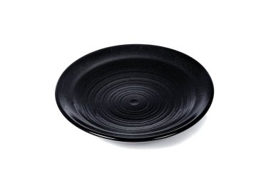 Siyah plaka beyaz arkaplanda izole edildi