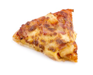 Bir dilim taze İtalyan klasiği orijinal Pepperoni Pizza ve bir isola.