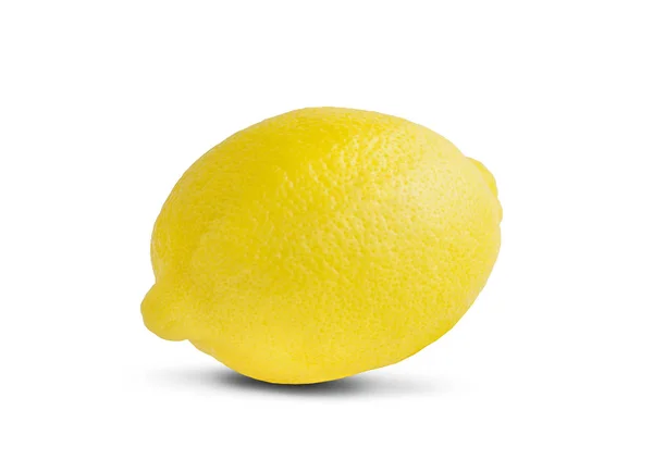 Fruta de limón un aislado sobre fondo blanco Clipping Path — Foto de Stock