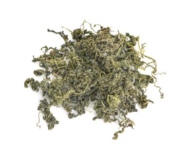 jiaogulan, Miracle grass, Chinese herb tea an isolated on white 