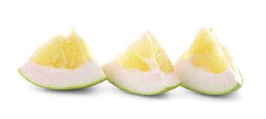 Pomelo fruit an isolated on white background clipart