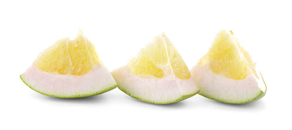 Pomelo fruit an isolated on white background