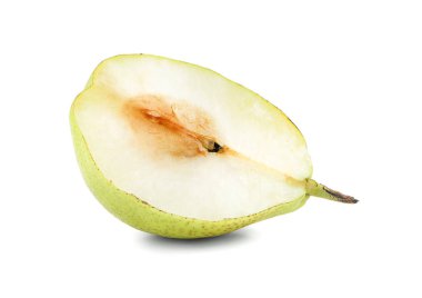 Çin armudu beyaz arka planda izole edilmiş.