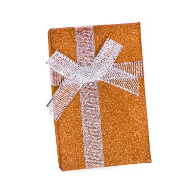 hediye kutusu beyaz arkaplanda izole edilmiş