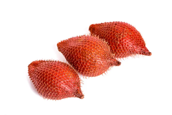 Salak Fruit Salacca Zalacca Isolato Fondo Bianco — Foto Stock