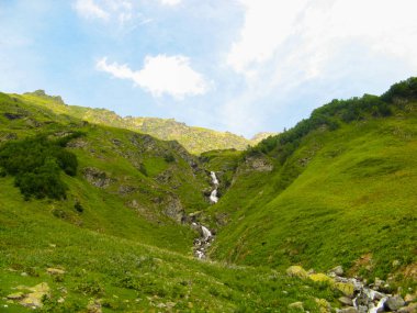 Abhazya dağlar çok güzel görünüm