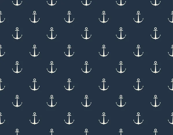 Deniz güzel mavi arka plan. Doku elbise, çanta, duvar kağıdı için. Mavi bir arka plan üzerinde güzel beyaz çapa. Soyut vektör sorunsuz doku