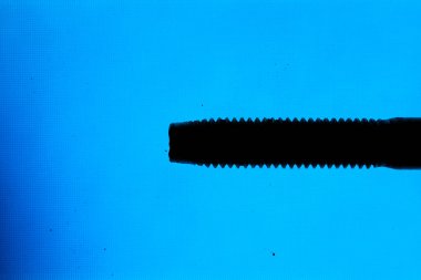 Vurgulanan oyma arkadan cıvata