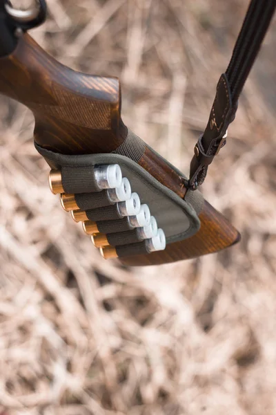 The ammo on the butt — Stock Photo, Image